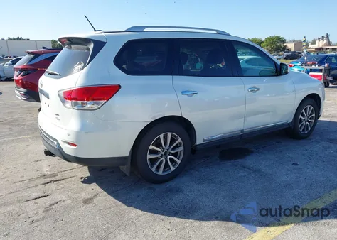 2015 Nissan Pathfinder Sl из США, поврежденный, VIN 5N1AR2MMXFC669706